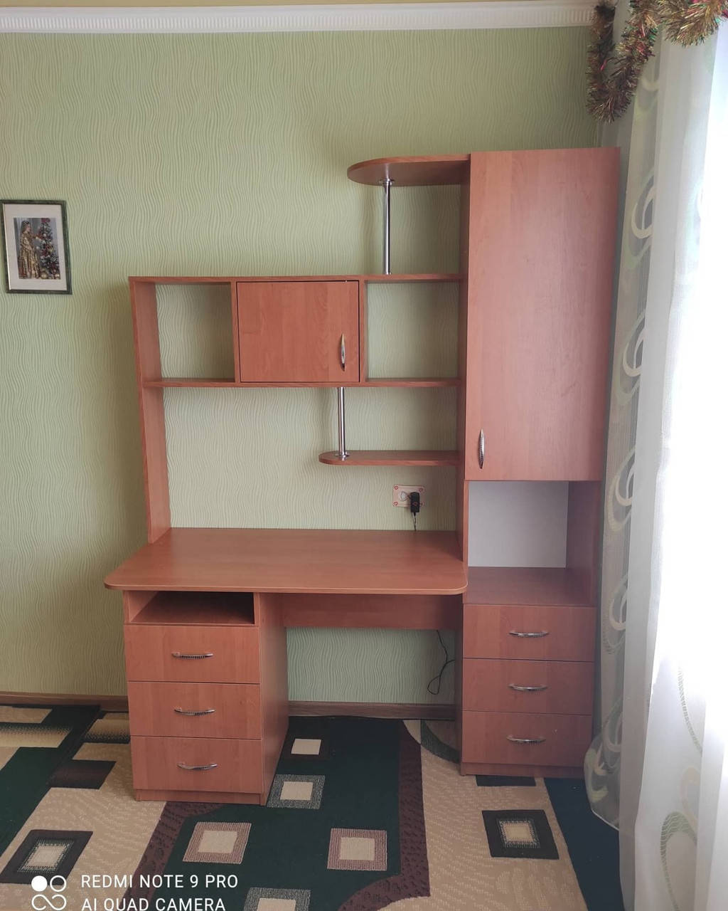 

Стол компьютерный Оскар прямой. Ольха