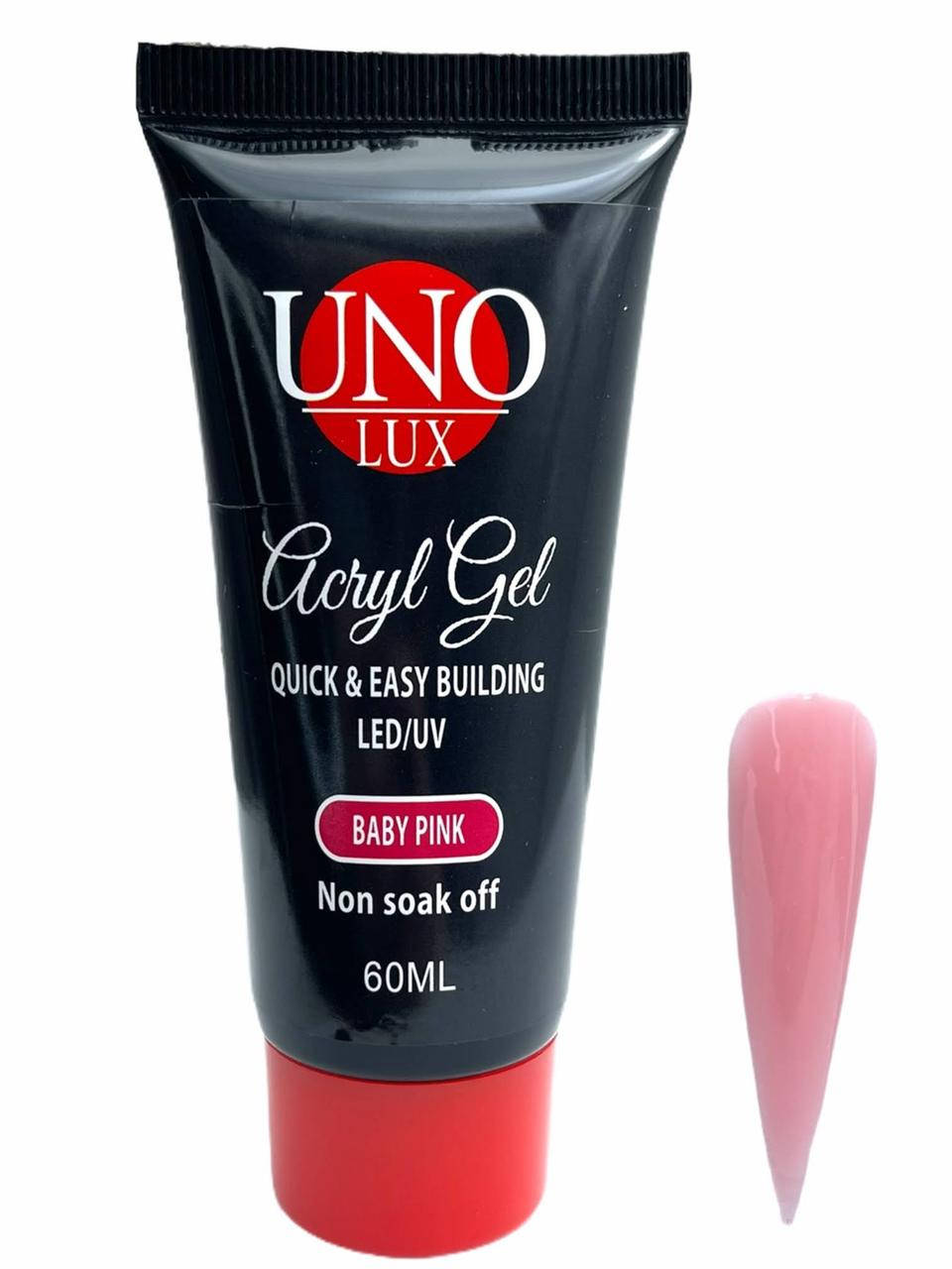 

Полигель (акригель) Uno LUX 60 мл. Baby Pink