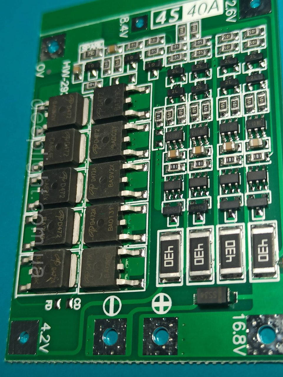 

BMS 4S 40A Li ion плата защиты балансир PCB 14.8V - 16.8 V схема шуруповерт дрель