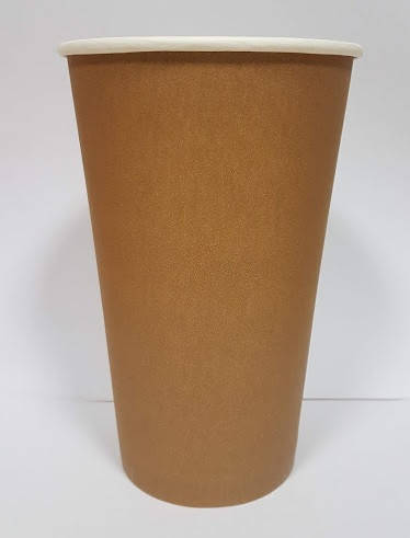 

Стакан крафтовый однослойный 500 мл (35 шт), Крафт