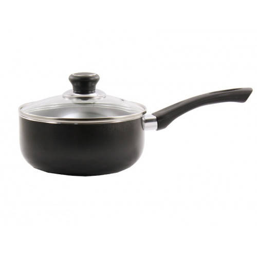 

Ковш Zauberg Non-stick Черный с крышкой 16 см SN-16B