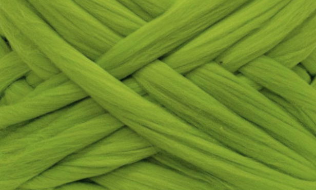 

Шерсть для валяния австралийский меринос 23 микрон (10 грамм = 35 см) - Фисташковый. Фелтинг. Вовна