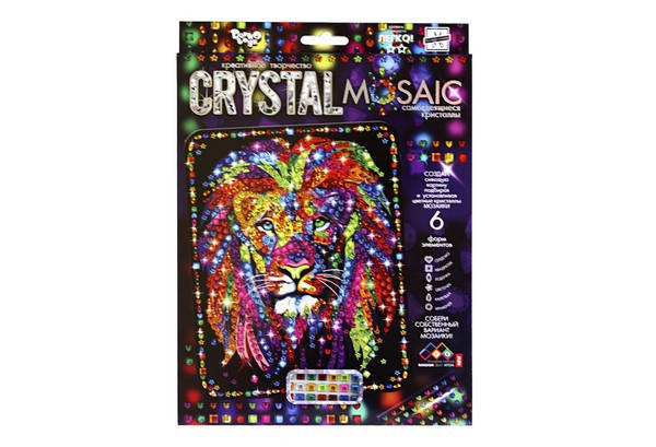 

Набір Мозаїка з кристалів Crystal Mosaic 04 Лев Danko Toys