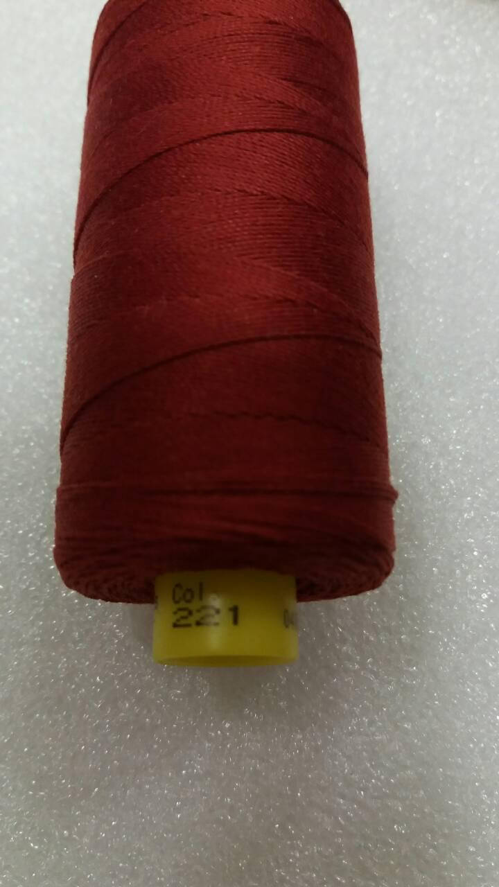 

Нитки Гутерман № 30 (Gutermann), цвет 221, Бордовый