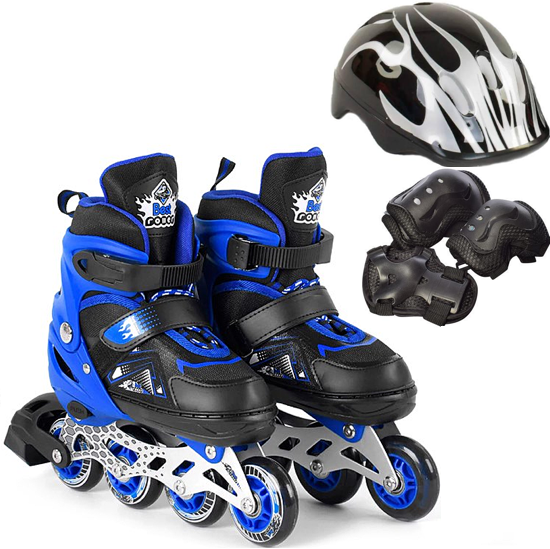 

Комплект ролики+шлем+защита Best Rollers размер S /30-33/ колёса PVC арт. 20045/40256/34590