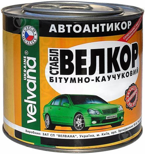 

Мастика Велкор битумно-каучуковая 1.8кг, Черный