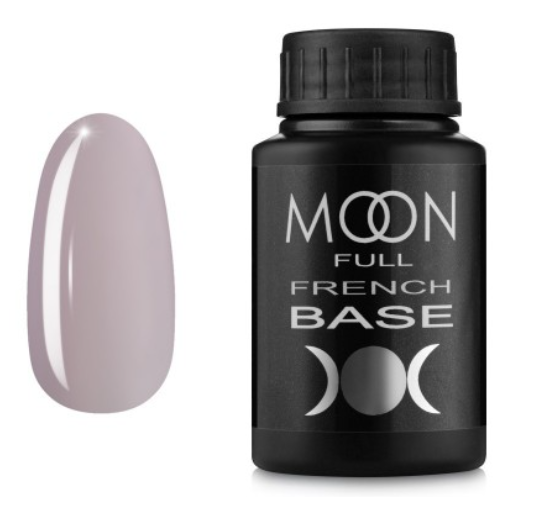 

MOON FULL Baza French №12 - база для гель лака, 30 мл. (бежево-серый)