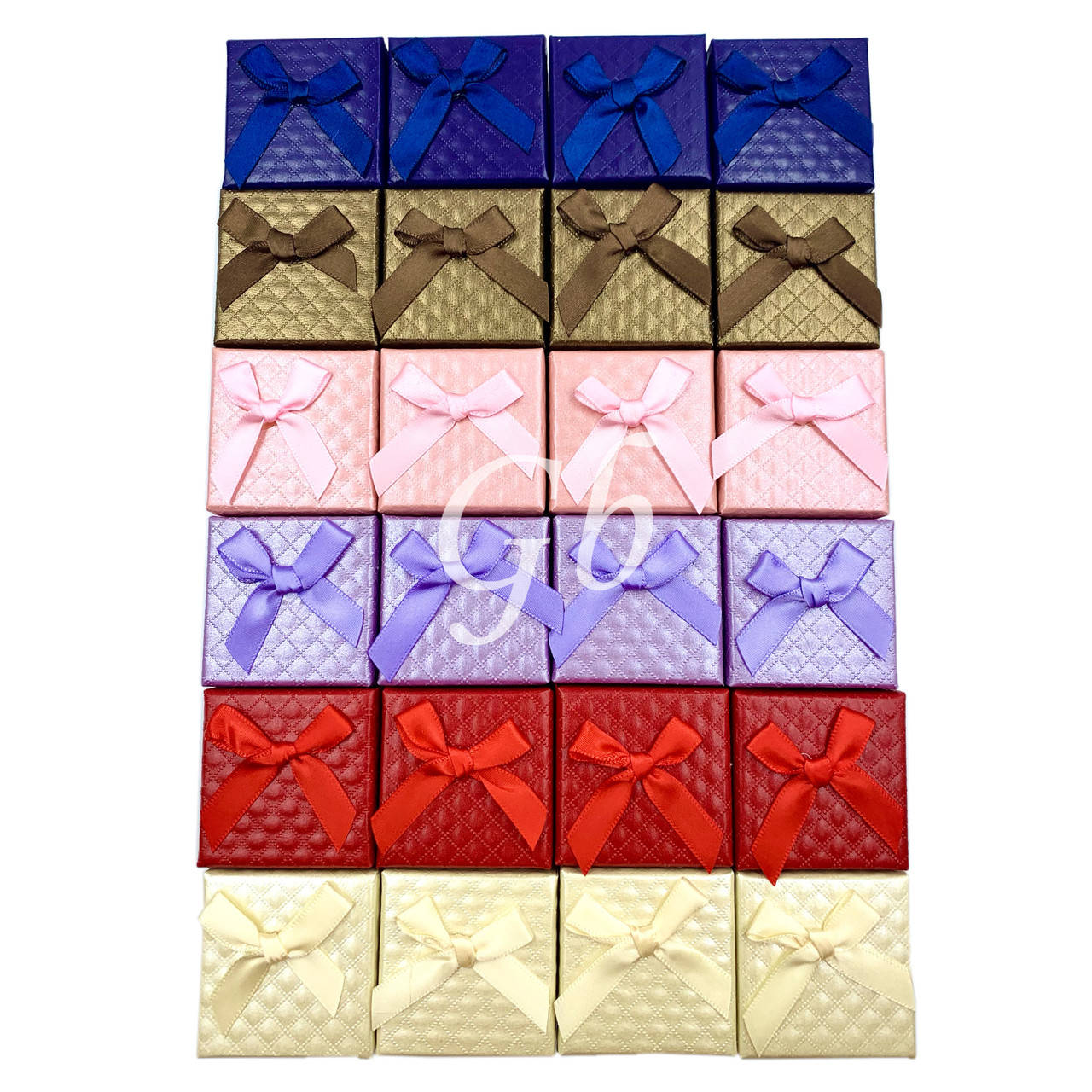

Коробочки для колец «Grazia» 24шт