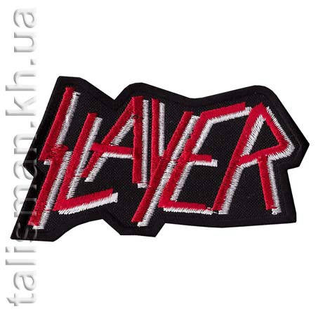 

Нашивка с вышивкой SLAYER-4 слово фигурное