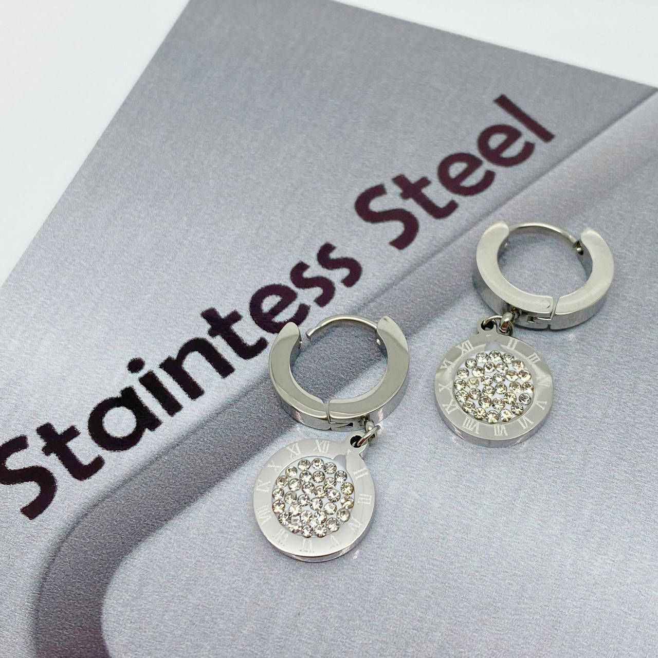 

Stainless steel серьги