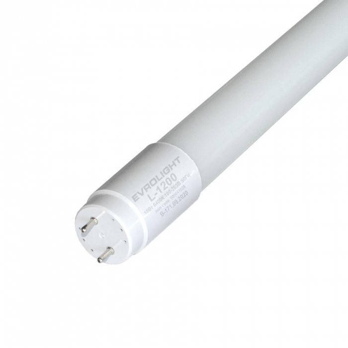 

Лампа EVROLIGHT L-1200 1400лм 6400к 18вт G13 T8 трубчатая светодиодная LED 000041028