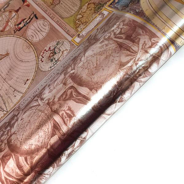 

Пакувальний металізований папір № 06 "Карта"