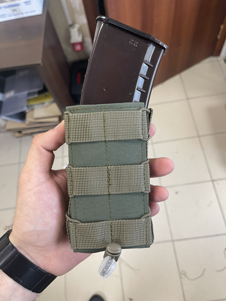 

Подсумок для магазина АК цвет Олива