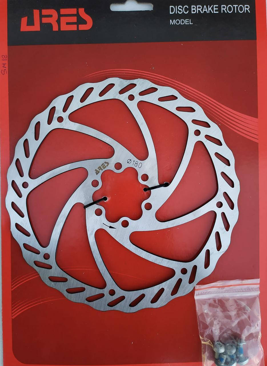 

Ротор тормозной велосипедный Ares SM18, 180 mm.