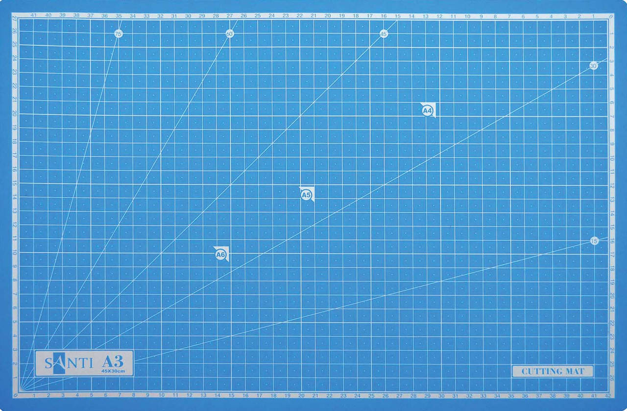 

Коврик раскройный самовосстанавливающийся для резки Santi А3 код: 952423
