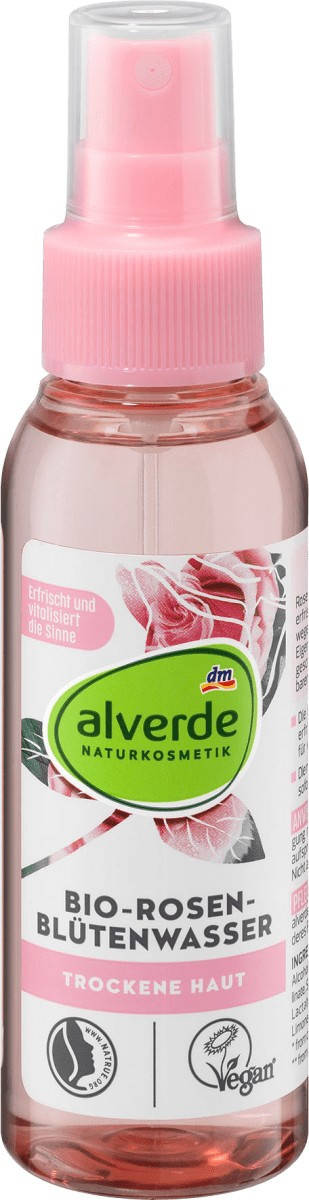 

Спрей для лица органическая вода розы alverde, 100 ml (Германия)