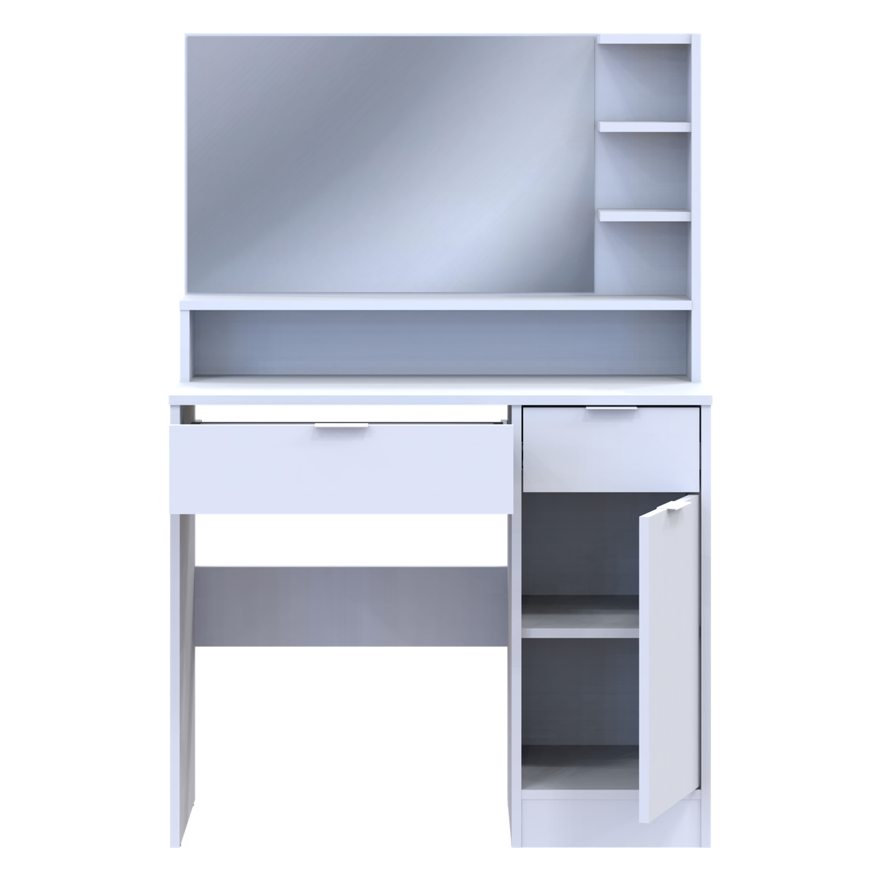 Туалетний столик Doros Естель Білий ДСП 90х38х135 (41516035) 5