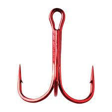 

Крючок рыболовный тройной Mustad №12 красный