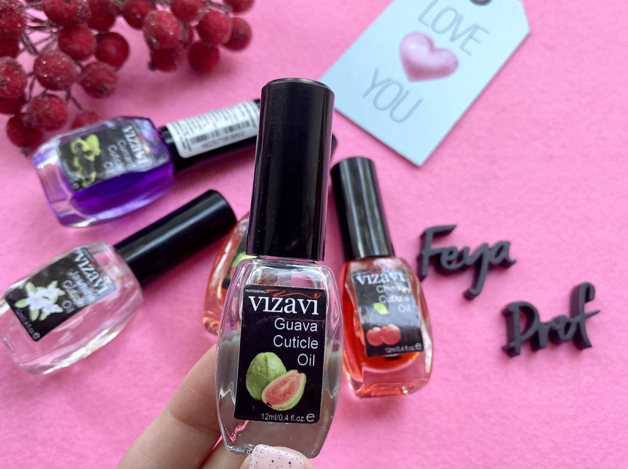 

Масло для кутикулы Vizavi 12мл Гуава