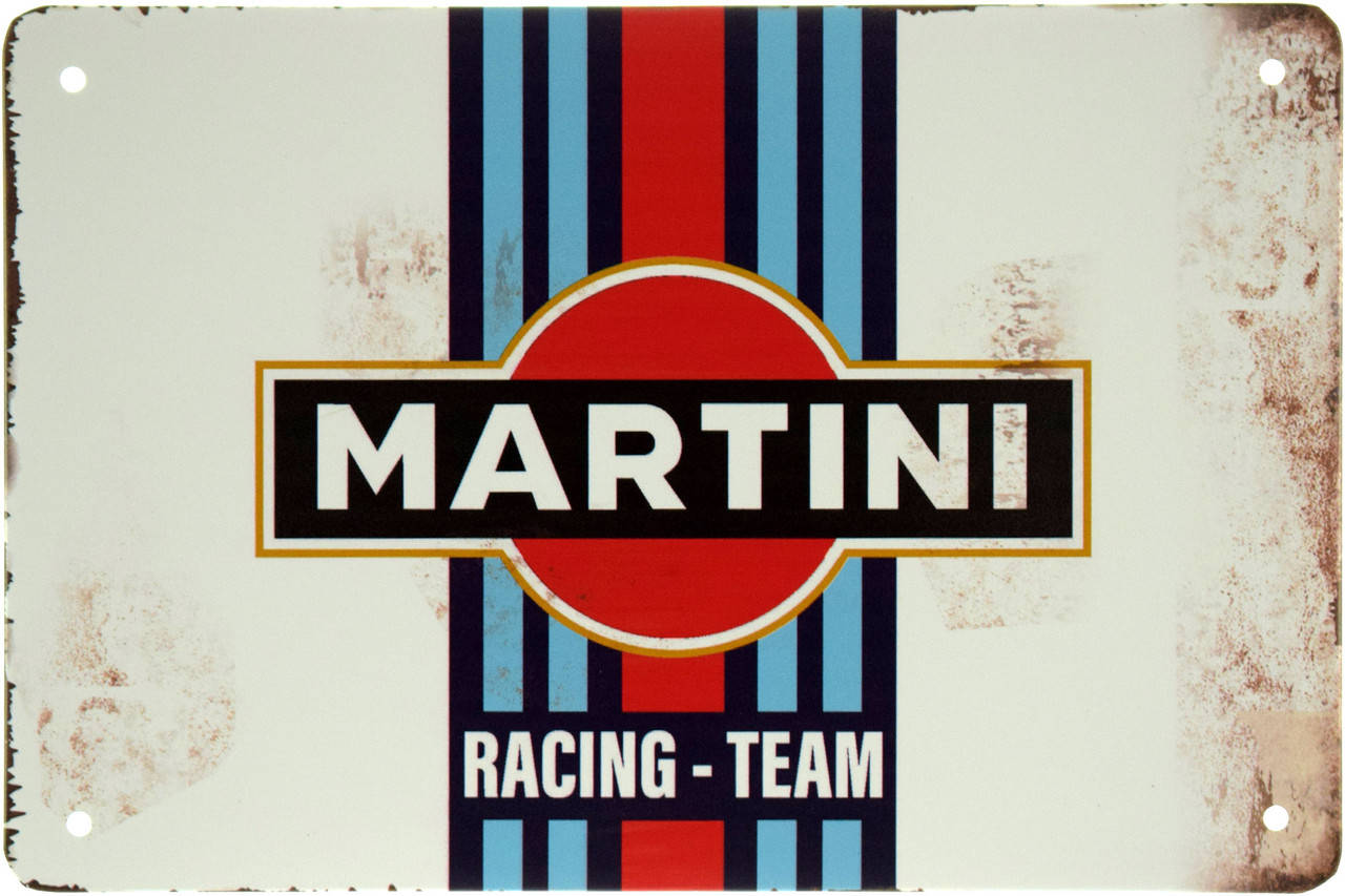 

Металлическая табличка "Мартини / Martini (Racing - Team)" (ms-001950)