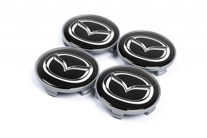 

Колпачки на литые диски / Заглушки диска MAZDA 55/60 мм (к-т 4 шт.)