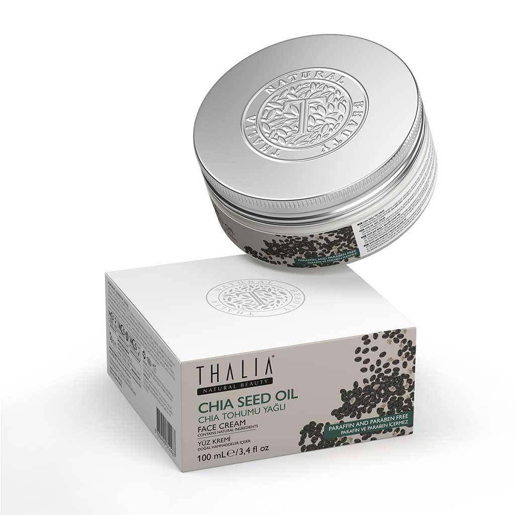 

Крем для чувствительной кожи лица с чиа и гиалуроновой кислотой THALIA 100 мл