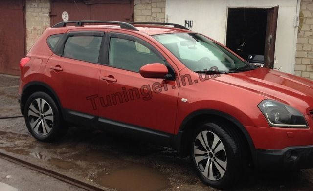 

Дефлекторы окон (ветровики) Nissan Qashqai 2007-2014 (HIC/Тайвань)