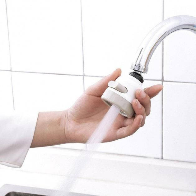 

Экономитель воды Water Saver NEW 360 градусов, насадка на кран (аэратор), Белый
