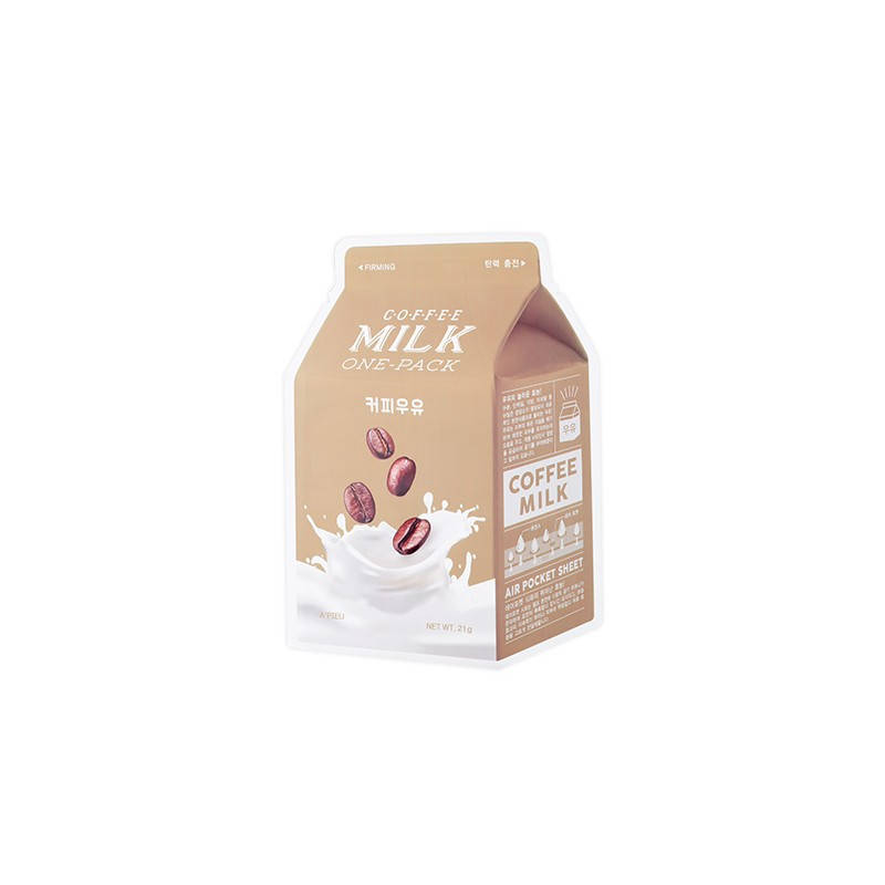 

Тканевая молочная маска с кофе A'PIEU MILK ONE PACK, 1шт.