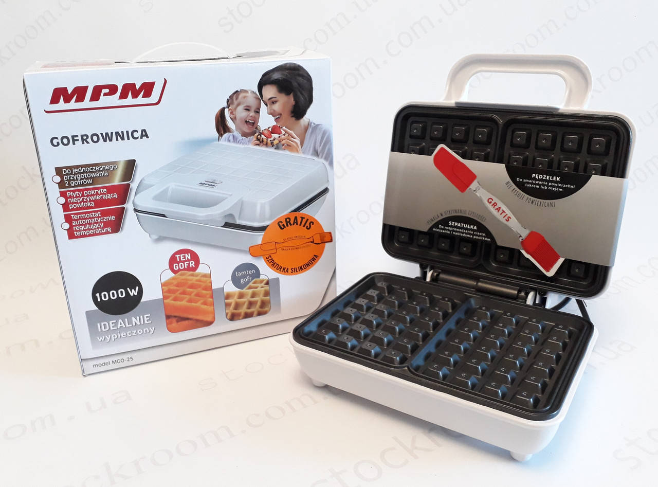 

Электровафельница MPM MGO-25 1000 Вт
