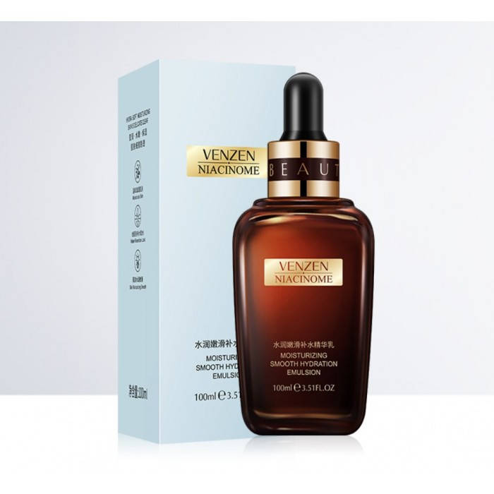 

Сыворотка для лица VENZEN Niacinome Moisturizing Smoothing Hydrating Emulsion, с никотинамидом, 100 мл