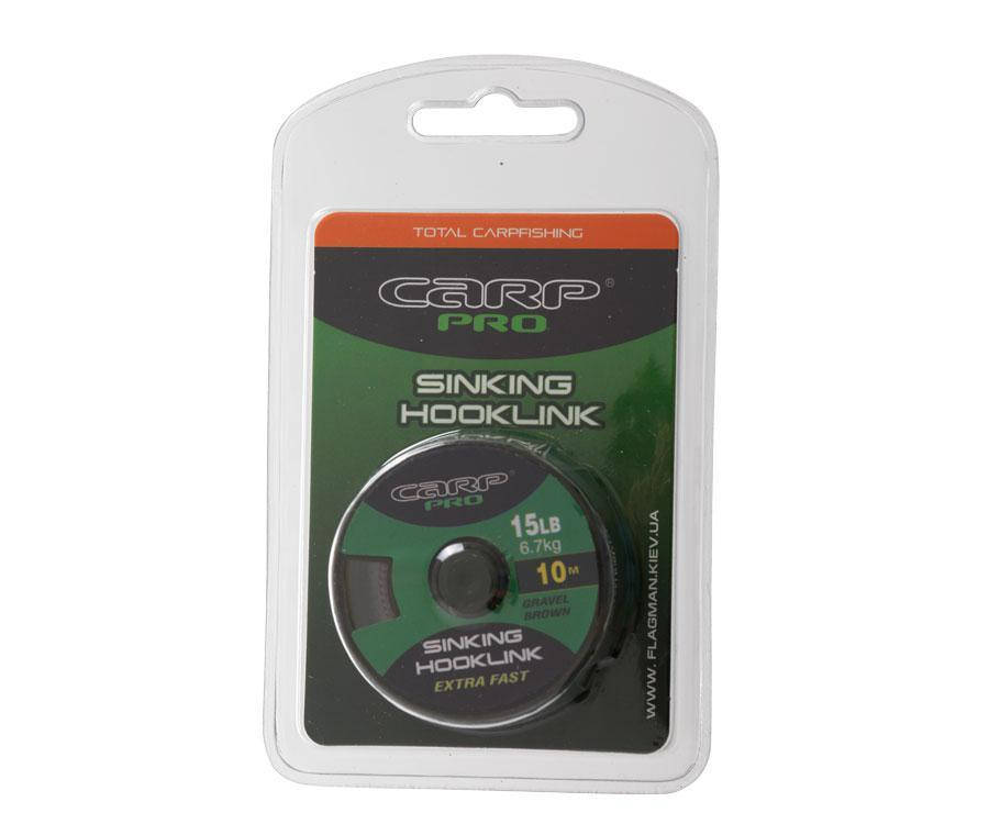 

Поводковый материал без оболочки Carp Pro Gr. Brown Sinking 15lb 10m