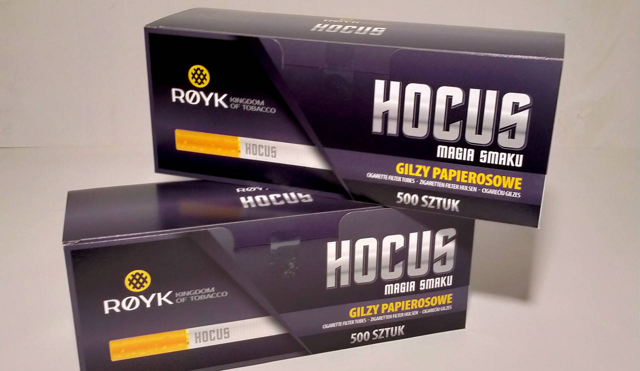 

Сигаретные гильзы Hocus 500 шт. от 5 блоков