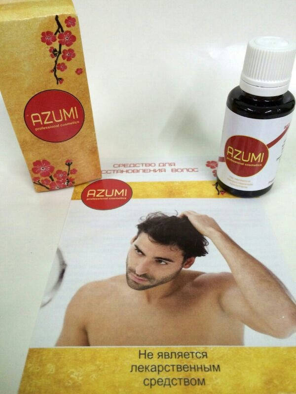 

Azumi cредство для восстановления волос, greenpharm