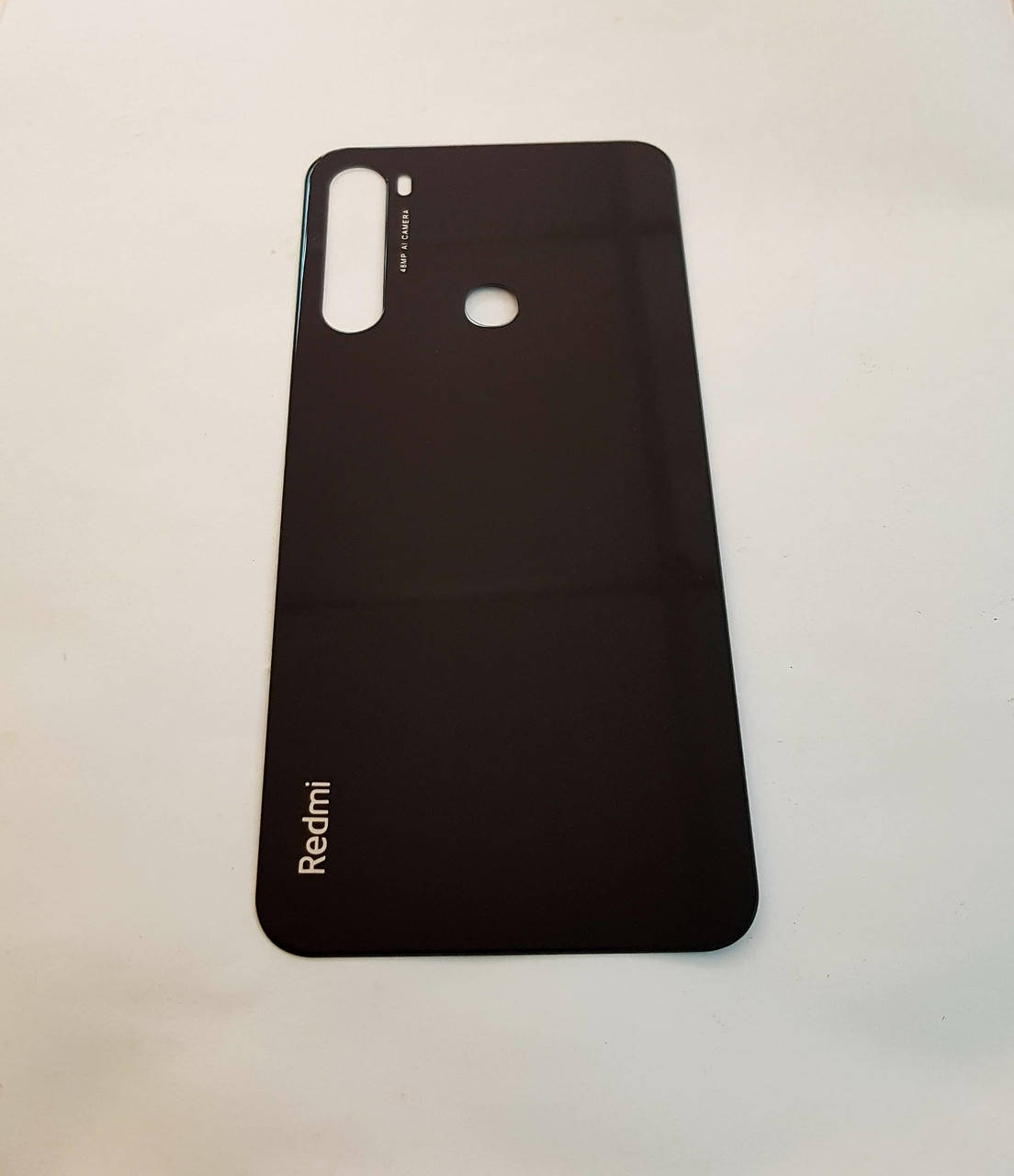 

Задняя крышка для Xiaomi Redmi Note 8 черная (Space Black) стекло, Черный