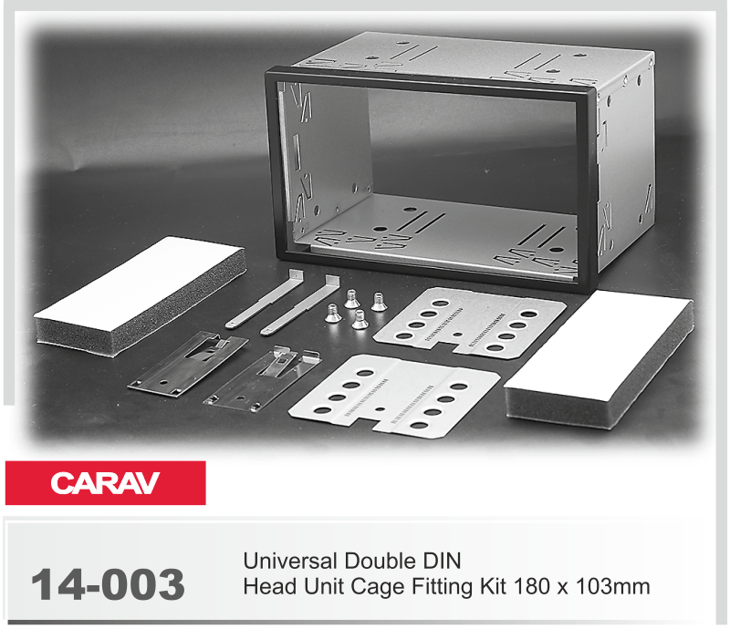 

Шахта под магнитолу Carav 14-003 (180x103mm)