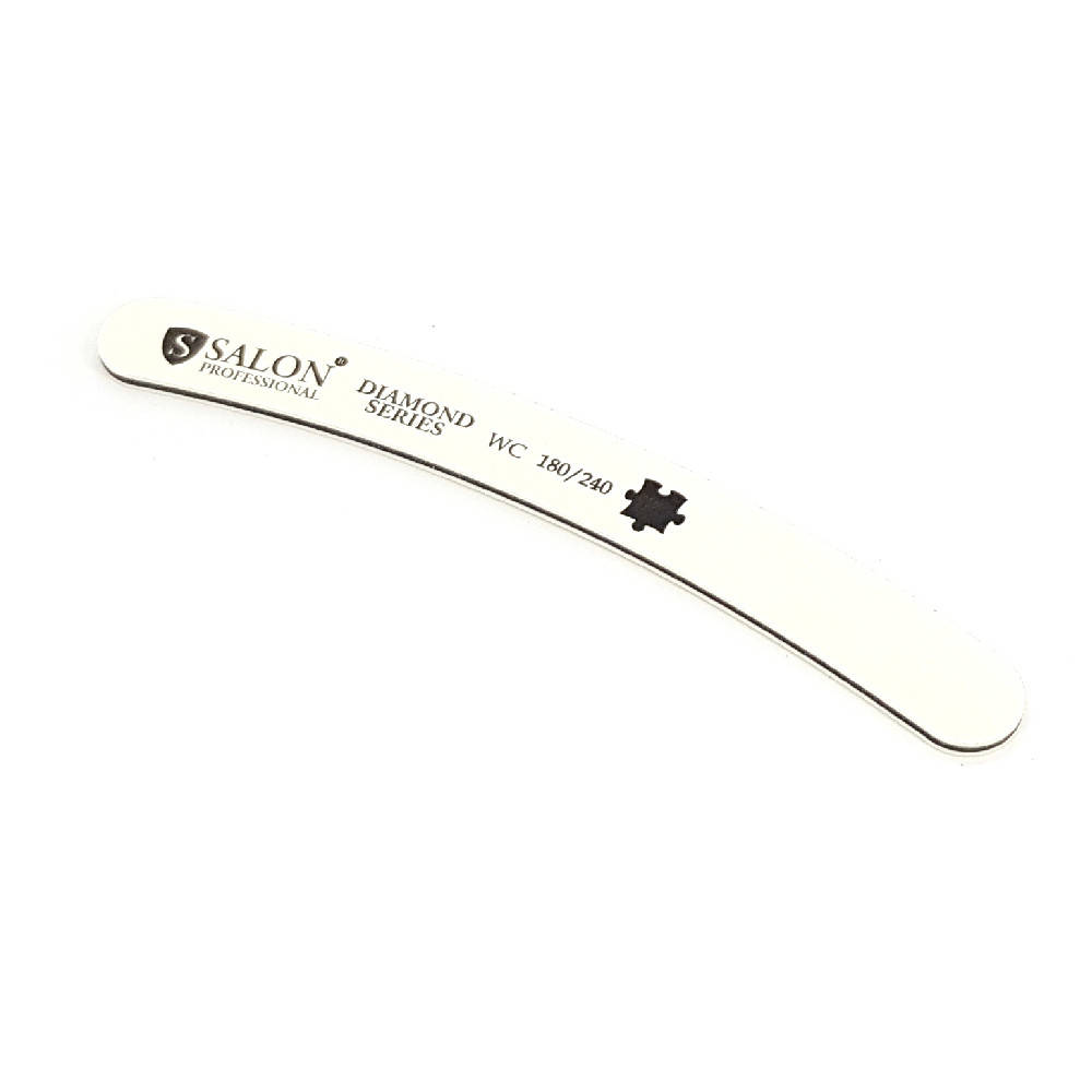 

Пилка для ногтей Salon Professional DIAMOND Series 180/240, банан