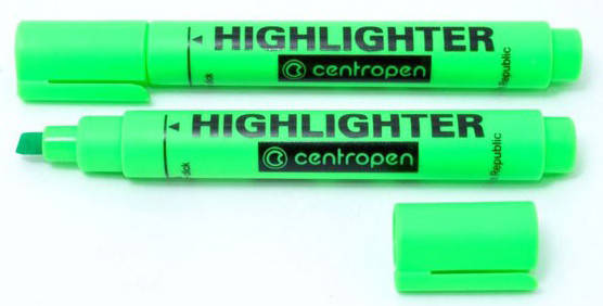 

Маркер Текстовый Толстый зеленый 8852 Centropen Чехия, Зелёный