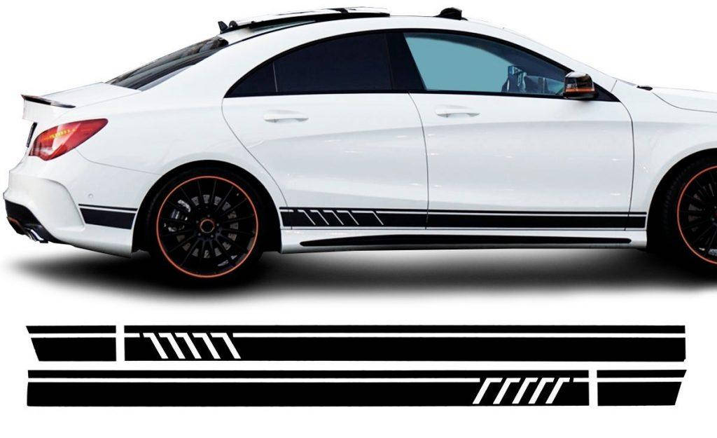 

Полосы на двери авто Astart3d Черные-22 4000х100х0.060мм