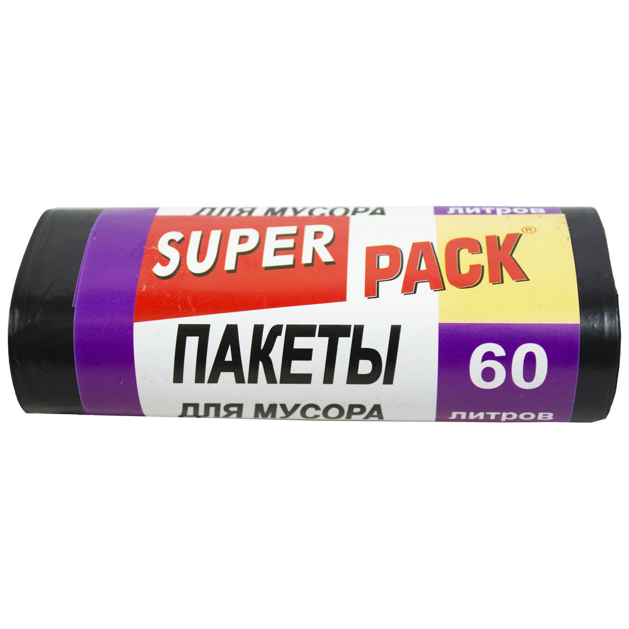 

Мусорный пакет ТОП, 60 литров, 10 штук в рулоне (50)