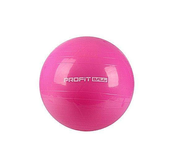 

Гимнастический мяч Profi Ball MS 0383 диаметр 75 см фитбол для фитнеса Розовый