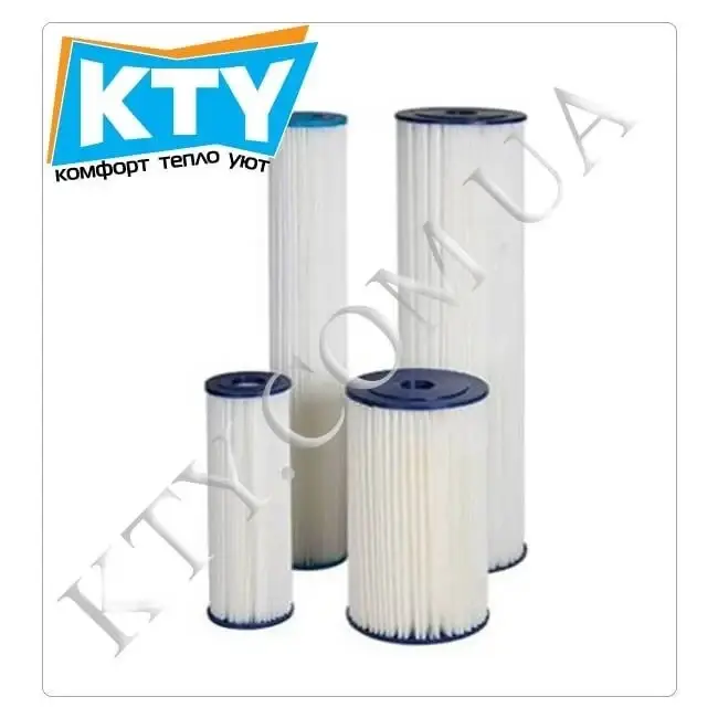 

Картридж гармошечный Aquafilter FCCEL20M20B из полиэстра, многоразовый, для корпусов фильтров типа 20BB, 20.