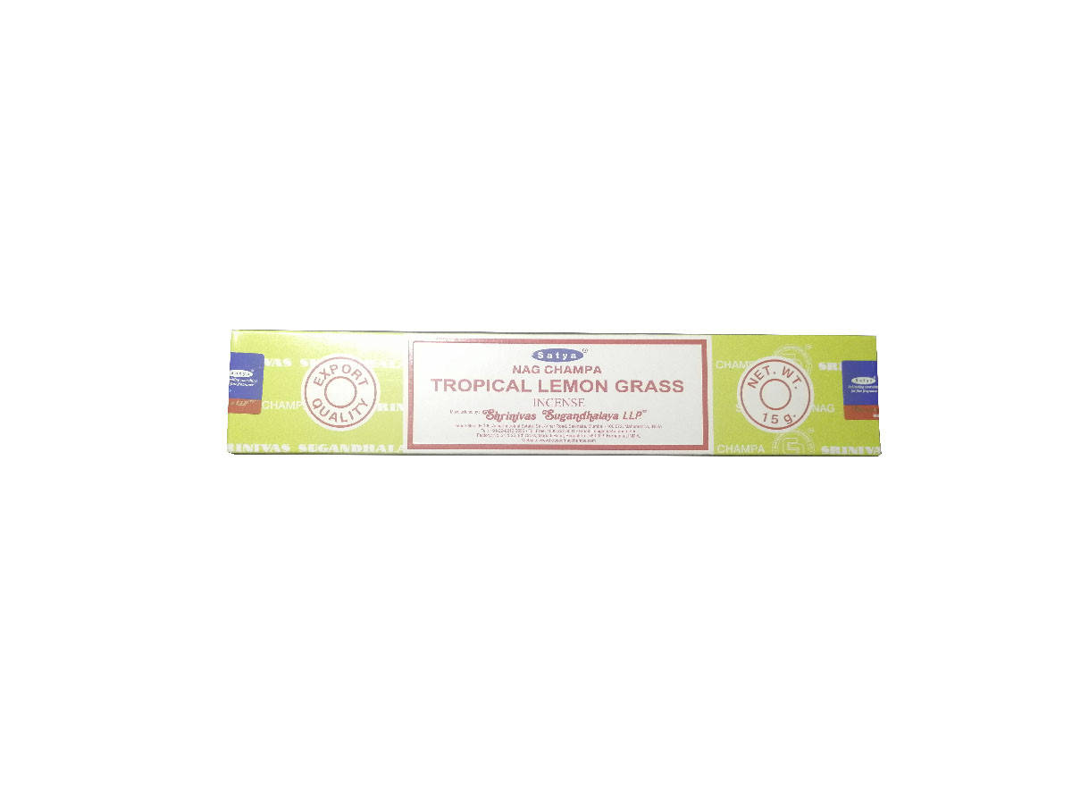 

TROPICAL LEMON GRASS 15GM. SATYA АРОМАПАЛОЧКИ ЛЕМОНГРАСС 15 ГРМ. САТЬЯ