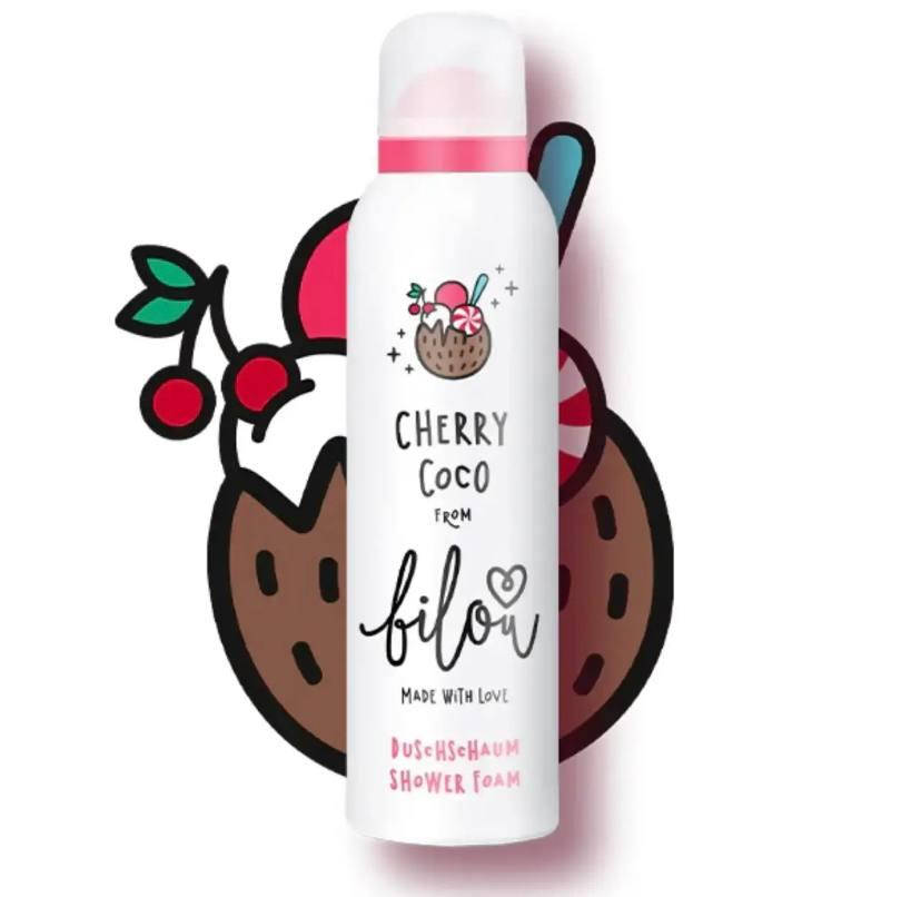 

Пенка для душа Bilou Cherry Coco 200 мл (кокос и вишневое мороженое)