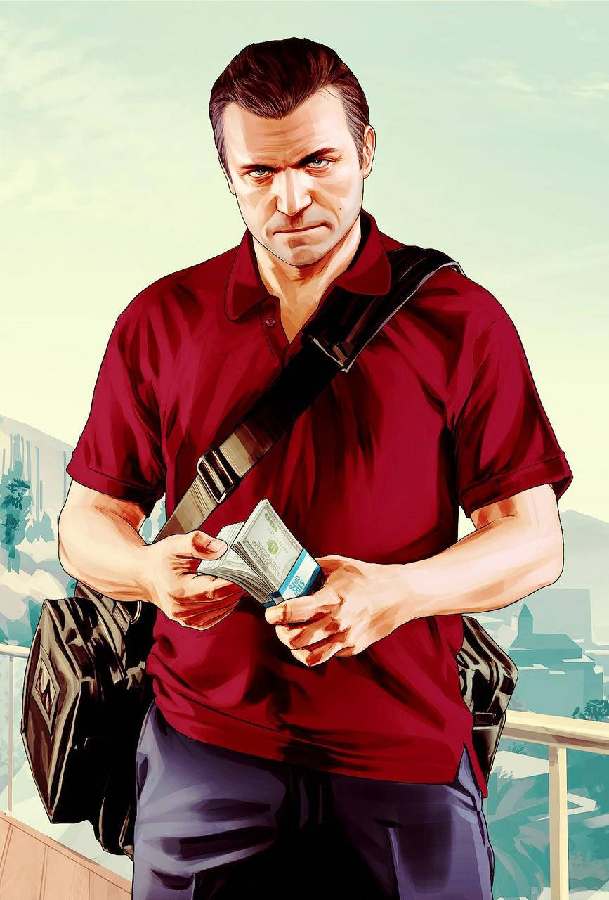 

Фотокартина 40х60 см ГТА GTA 5 Михаель DS625