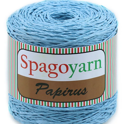 

Пряжа Papirus SpagoYarn-бирюза
