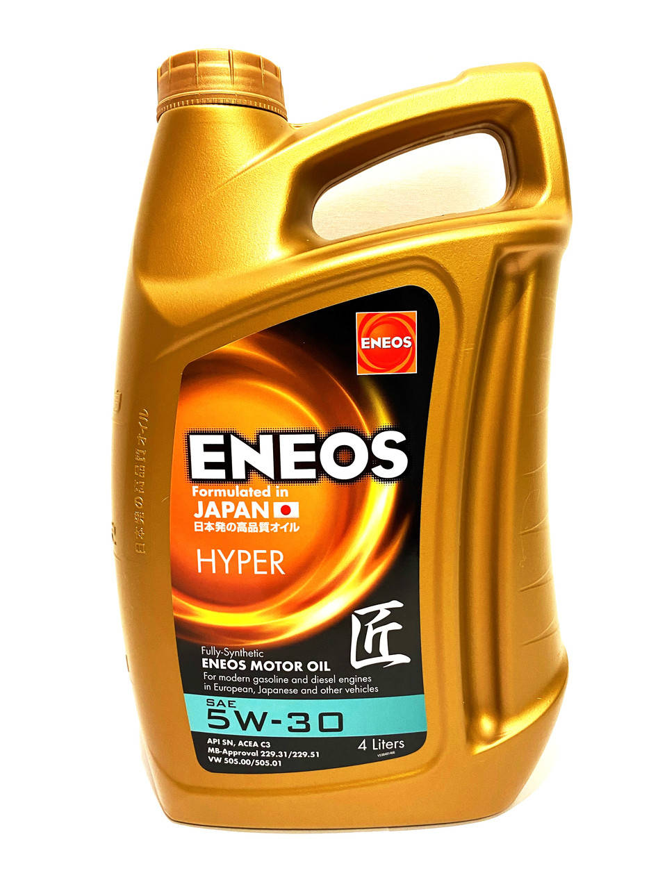 

Синтетическое моторное масло ENEOS HYPER 5W-30, 4л (EU0030301N)