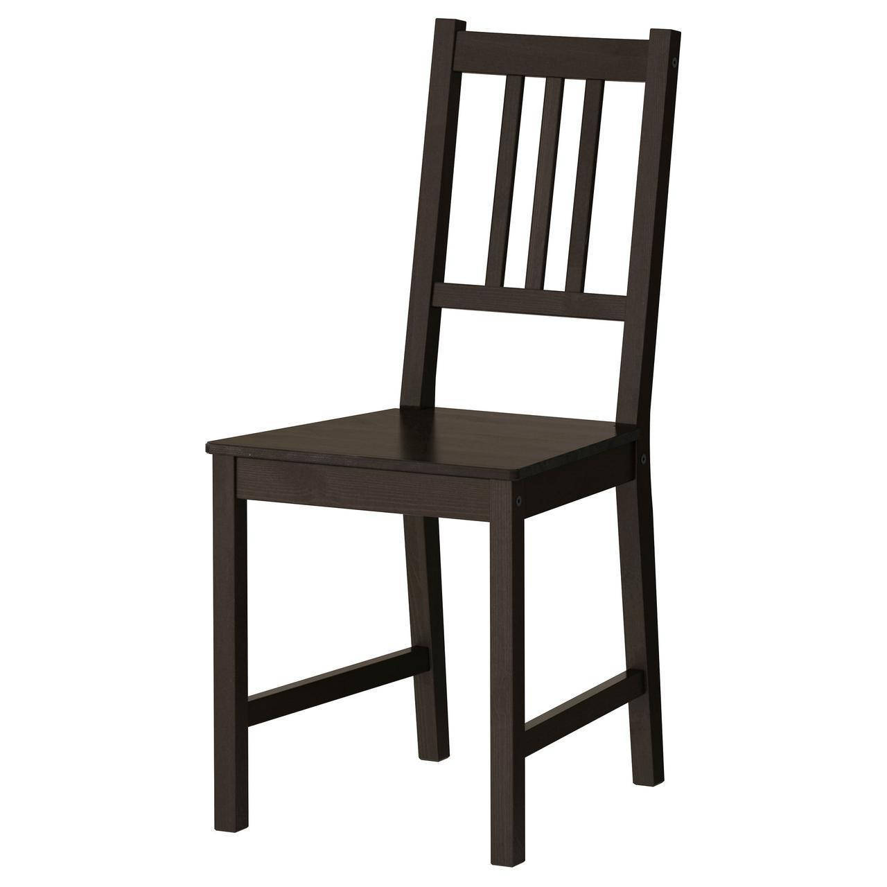 

IKEA STEFAN Стул черно-коричневый (002.110.88)