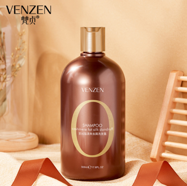 

Шампунь для волос увлажняющий и разглаживающий Venzen Cashmere Fat Silk Dandruff, 500мл