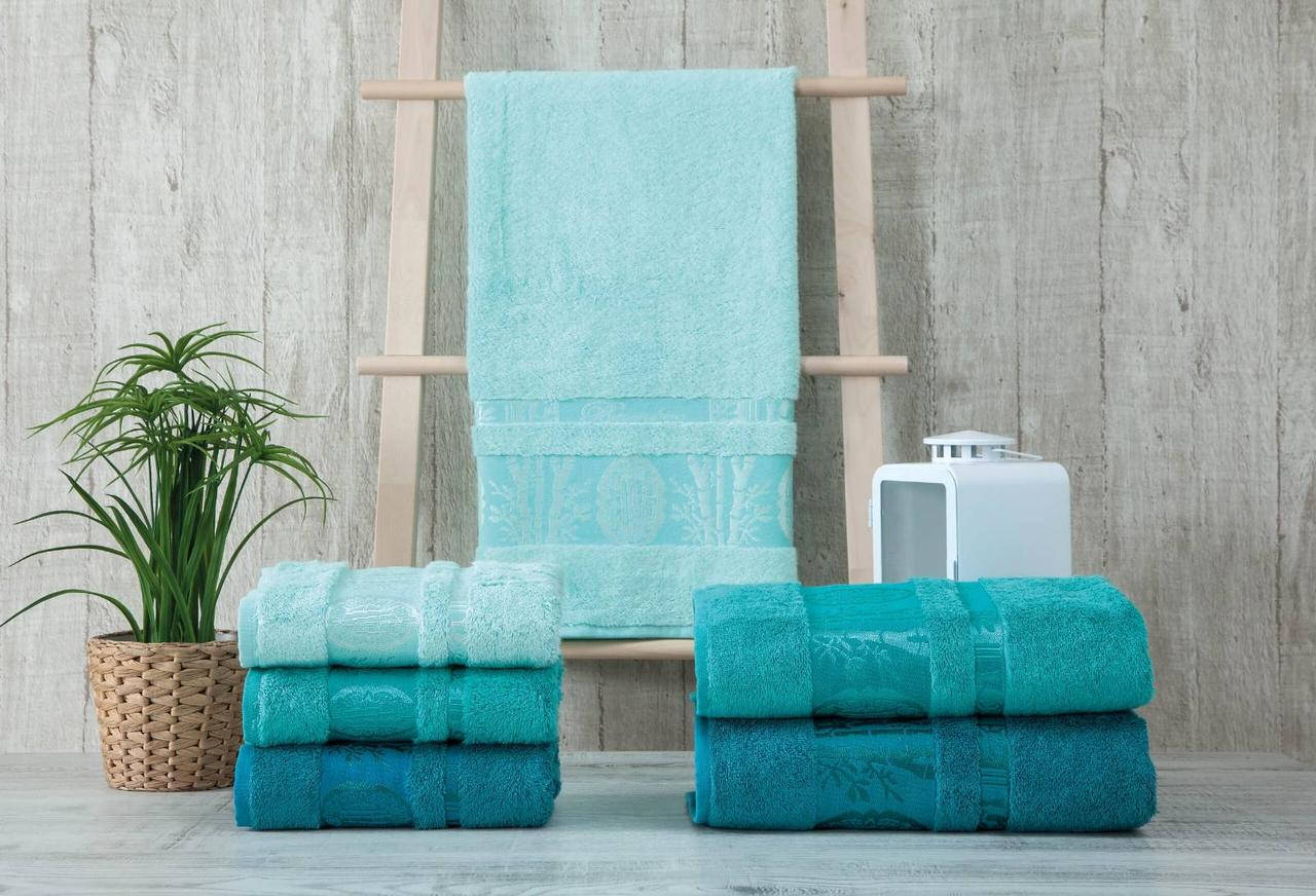 

Полотенца бамбуковые (3шт) 580г/м2 (TM ZERON) AYNALI AGAC BAMBOO, Турция 70*140, Разные цвета